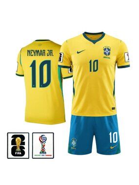 Neymar Jr 2026 World Cup Soccer Jersey Suit Set